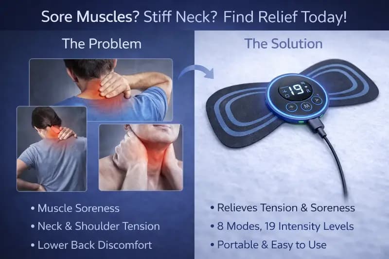 Best Gadget for Neck Pain Relief in India Under ₹500 in 2026 — EMS Massager Reviewed